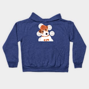 Jack Russell Baseball Lover Kids Hoodie